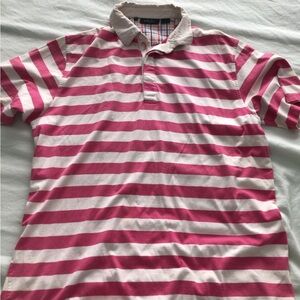 Bobby Jones Pink Striped Polo